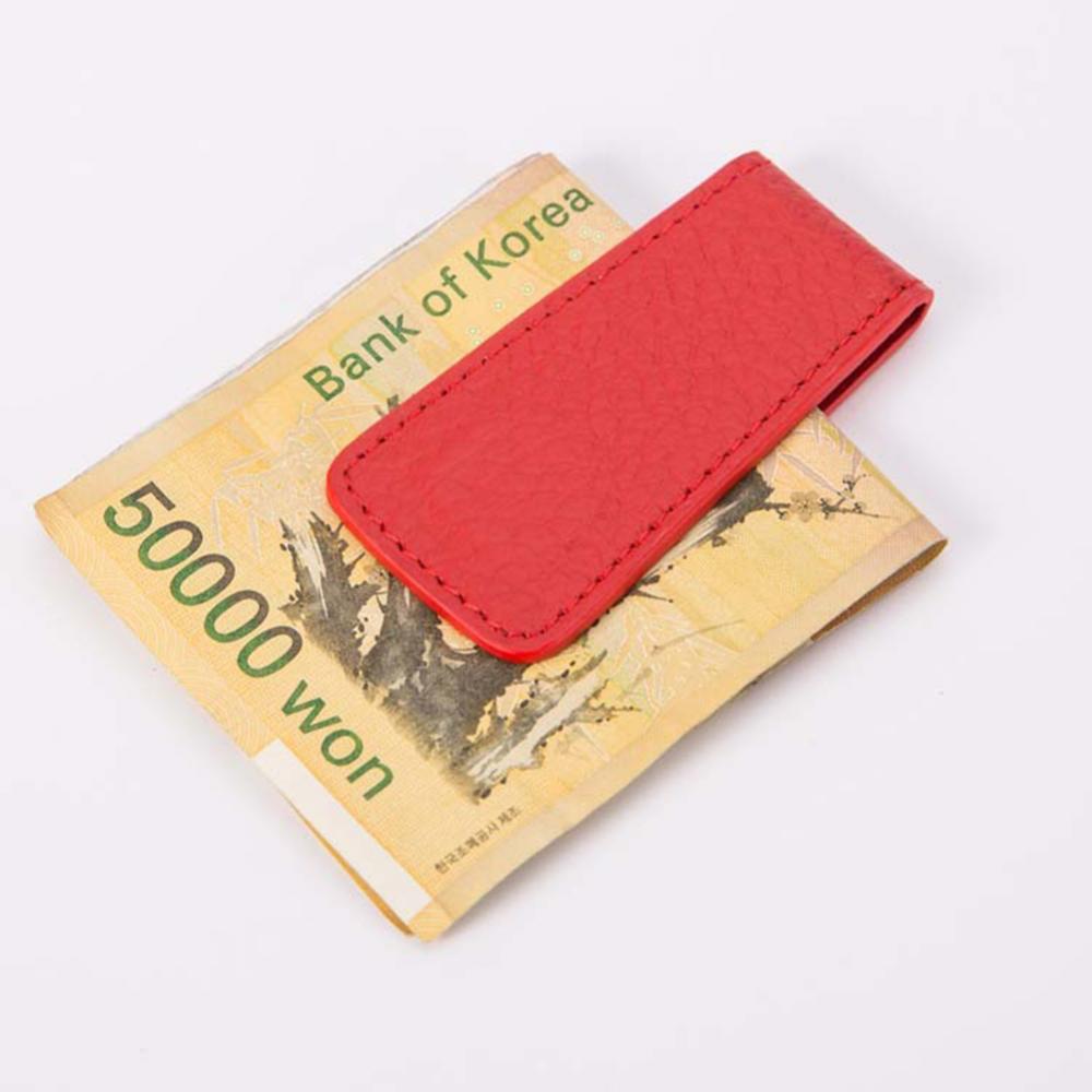 Money Clip Magnetic - Unisex Men's Fashion Genuine Leather Magnetic