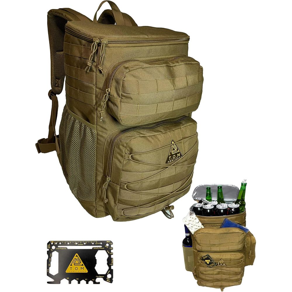 Multitool Credit Card - Rugged Insulated Tactical Backpack for Outdoor