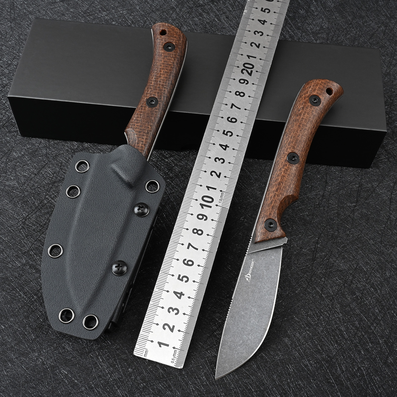 SDOKEDC DC53 Steel EDC Utility - Edc Carry Fixed Blade ulasan dan harga