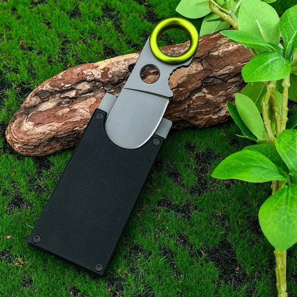 Mini Ring Fixed Blade Knife St - Edc Carry Fixed Blade ulasan dan harga