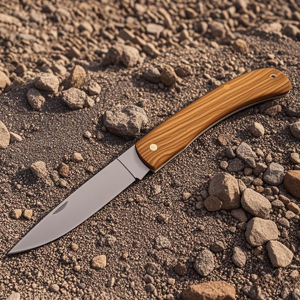 Rosewood Handle Pocket Knife S - Edc Carry Pocket Knife ulasan dan harga