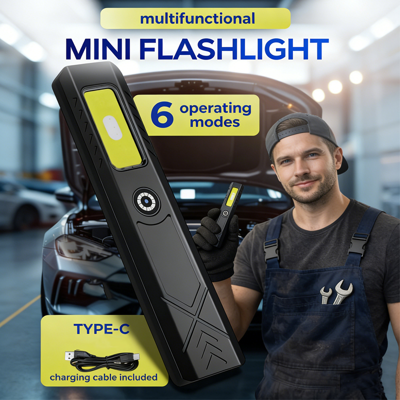 LED Keychain Flashlight Rechar - Keychain Flashlight ulasan dan harga