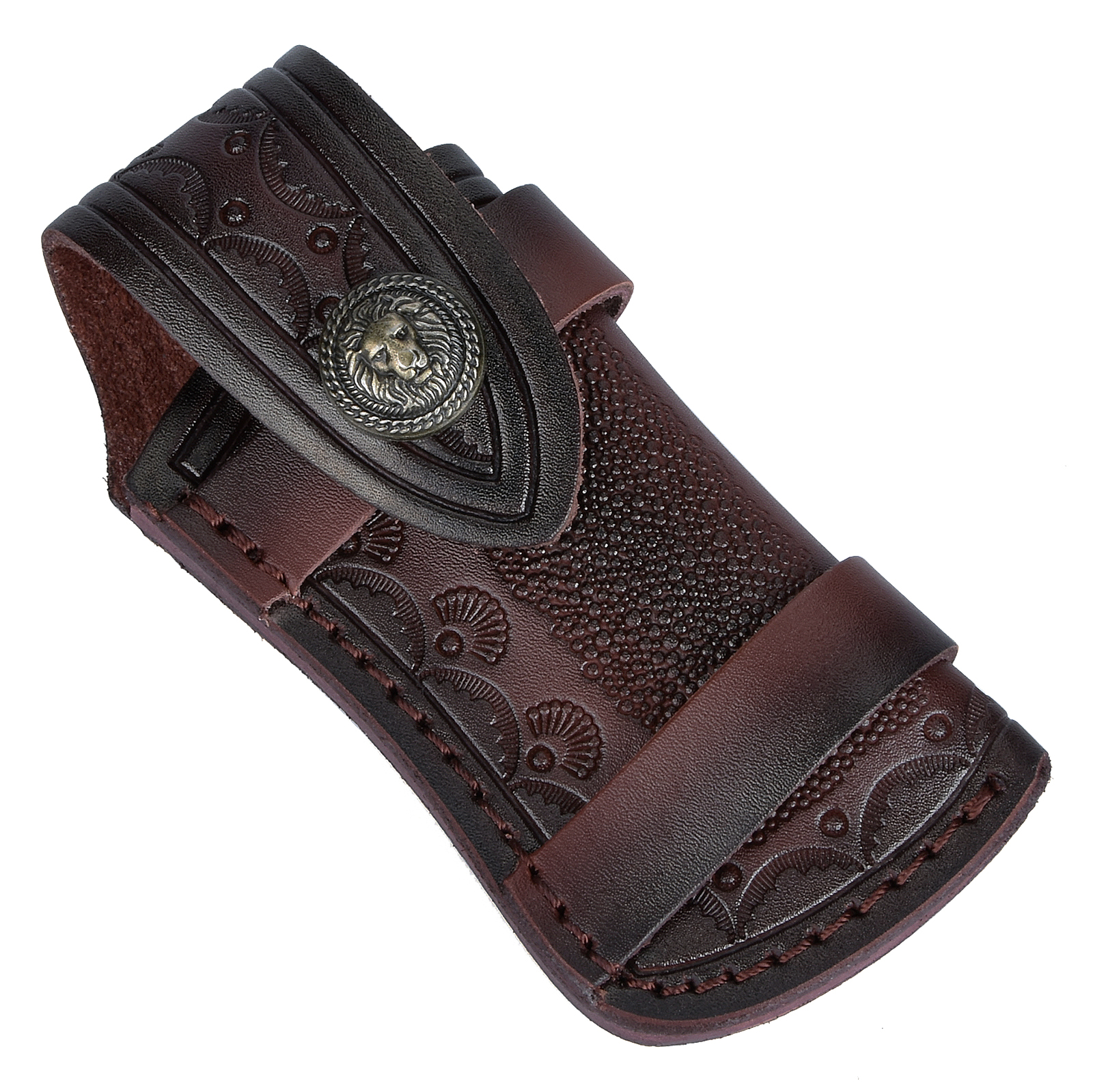 Folding Knife Holder Outdoor T - Leather Edc. Carry Pouch ulasan dan harga