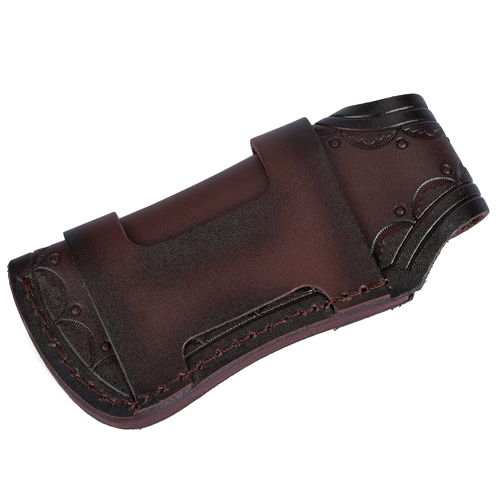 Folding Knife Holder Outdoor T - Leather Edc. Carry Pouch ulasan dan harga