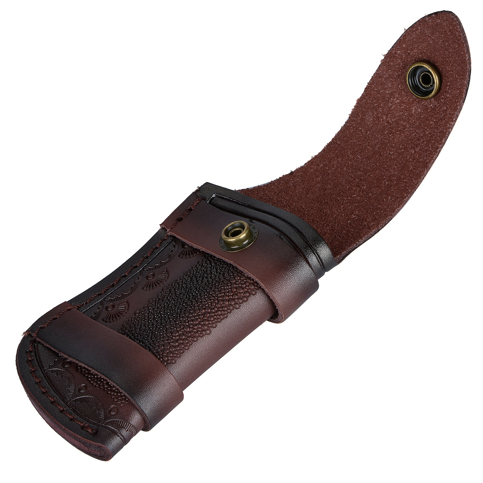 Folding Knife Holder Outdoor T - Leather Edc. Carry Pouch ulasan dan harga