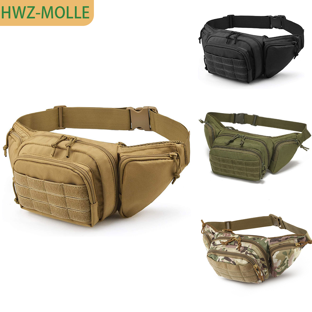 Tactical Molle Fanny Pack Wais - Edc Carry Fanny Pack ulasan dan harga