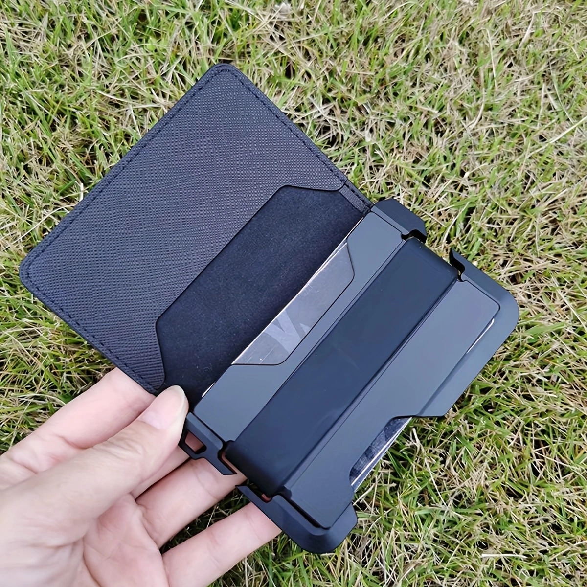 Men Smart Metal EDC Wallets wi - Edc Carry Card ulasan dan harga