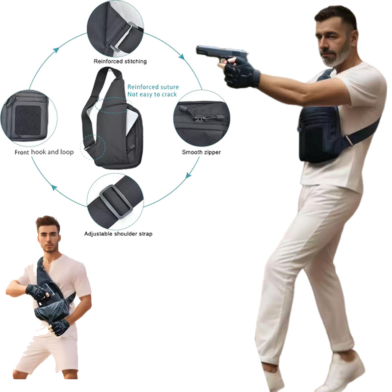 Tactical Pistol Gun Bag Concea - Edc Concealed Carry Holster ulasan dan harga