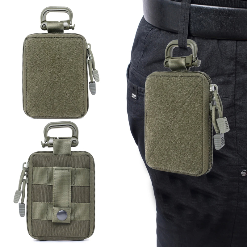 Tactical Wallet EDC Pouch Zipp - Edc Concealed Carry ulasan dan harga