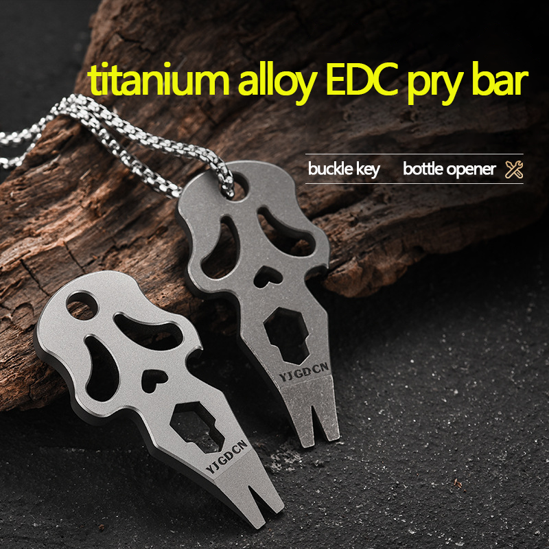 Multifunctional Hex Key Wrench - Titanium Pry Bar ulasan dan harga
