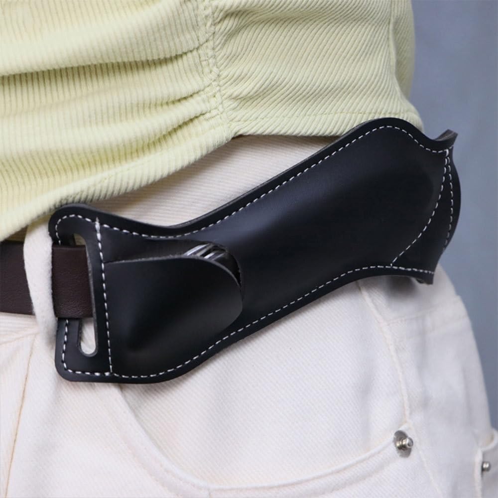 Waist Hanging EDC Knife Sheath - Leather Edc. Carry Pouch ulasan dan harga