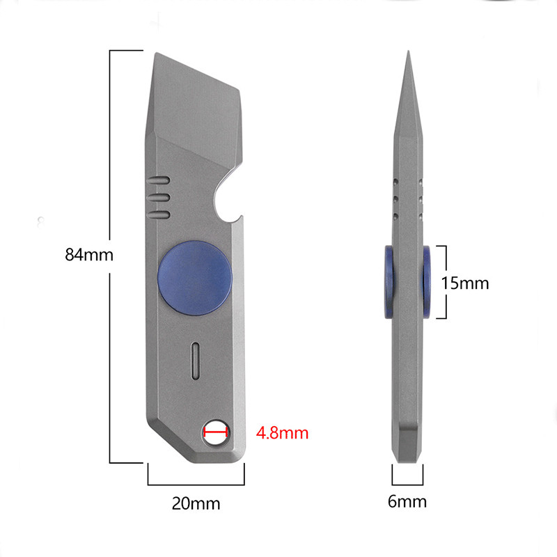 EDC Titanium Alloy Multi Tools - Titanium Pry Bar ulasan dan harga