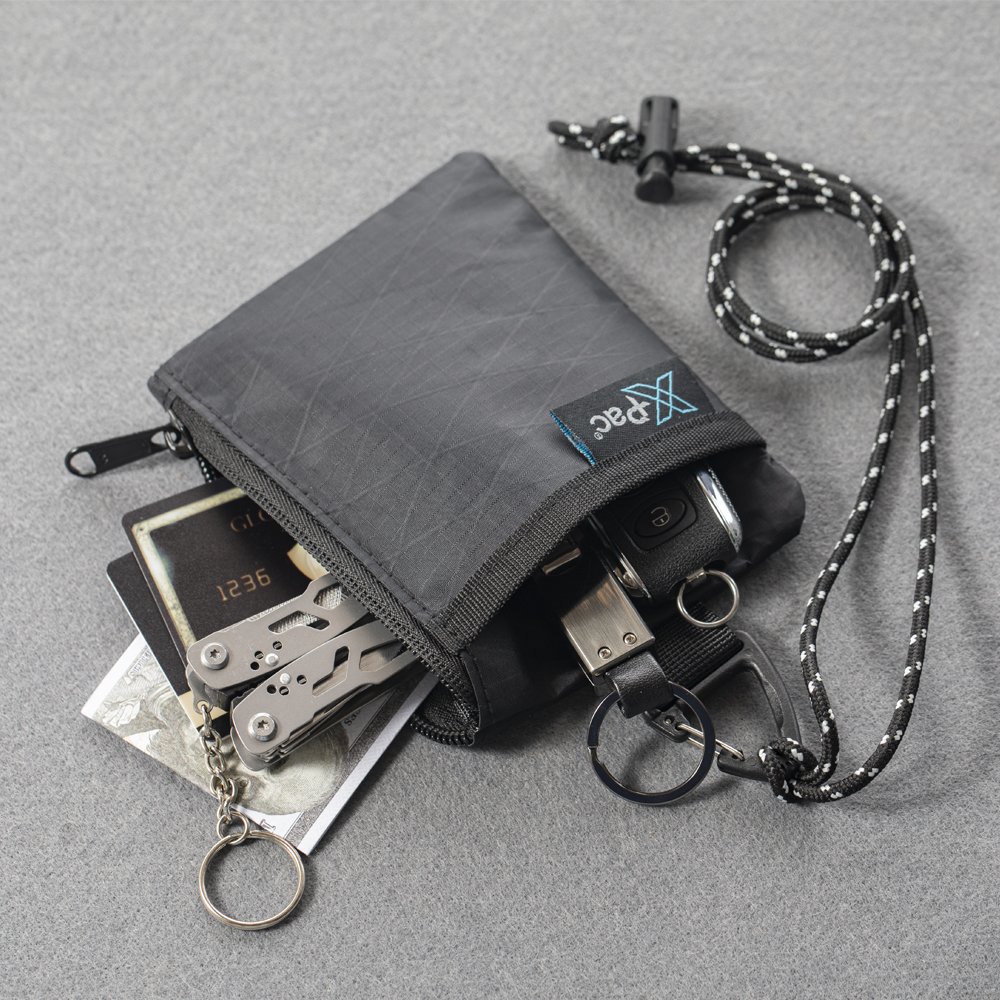 Mini EDC Neck Wallet Coin Purs - Edc Carry Card ulasan dan harga
