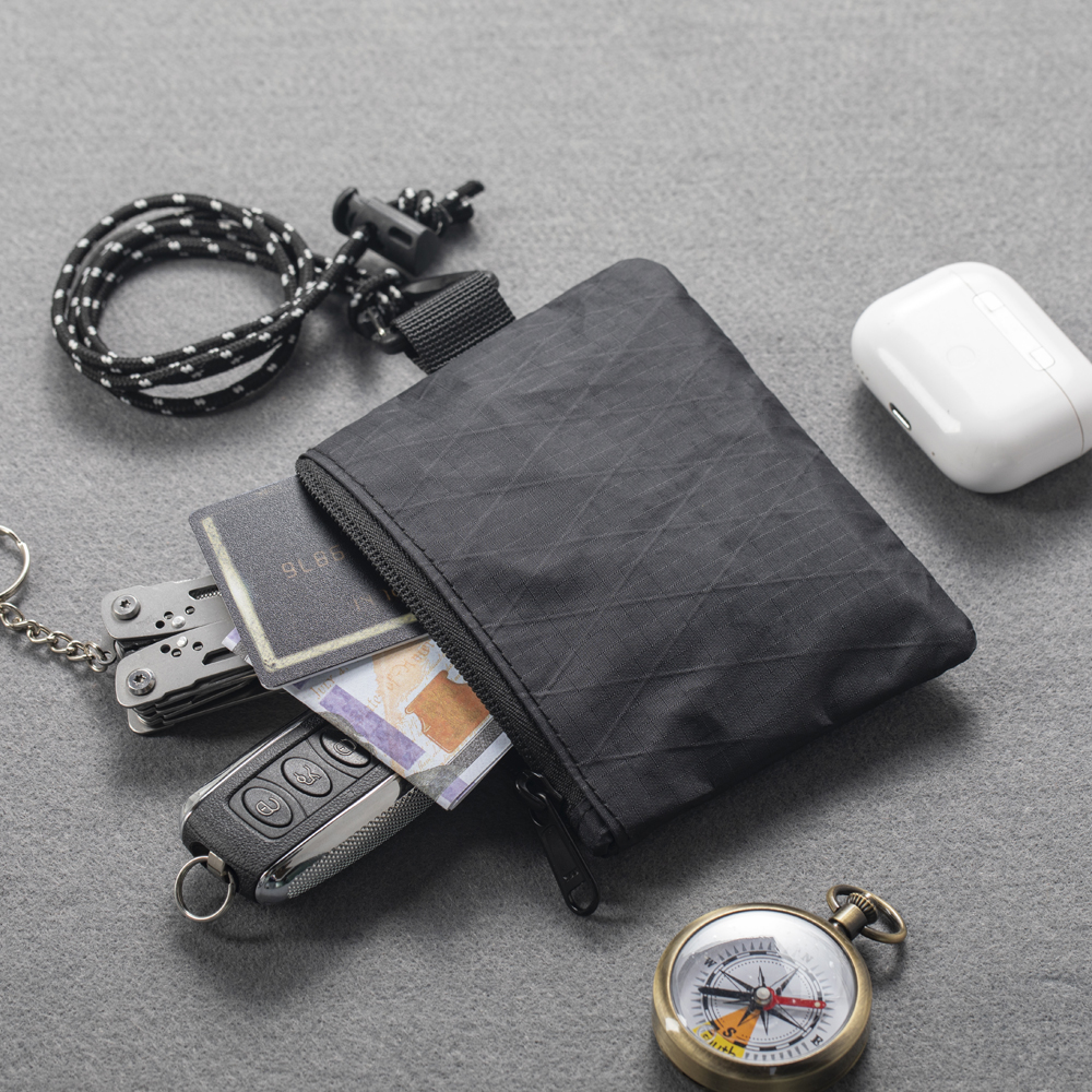 Mini EDC Neck Wallet Coin Purs - Edc Carry Card ulasan dan harga
