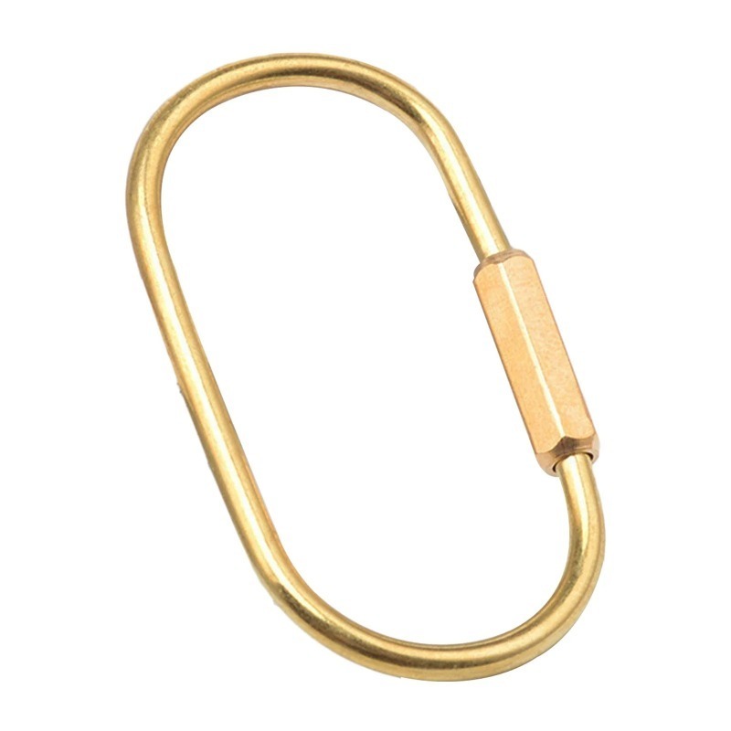 Pure Copper Oval Screw Lock Ke - Edc Car Carry ulasan dan harga