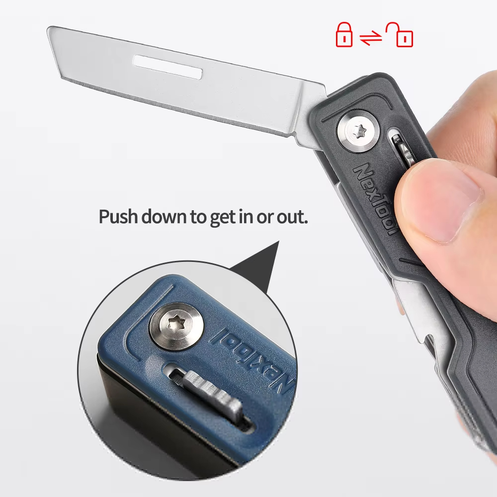 NexTool 10-in-1 Key Knife Mini - Edc Carry Card ulasan dan harga