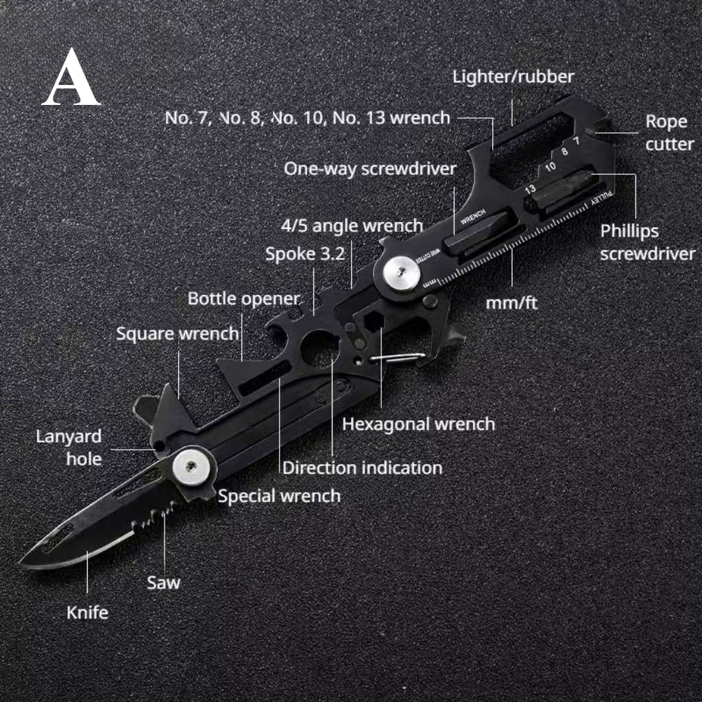 Multifunctional EDC Tool Card  - Multitool Credit Card ulasan dan harga