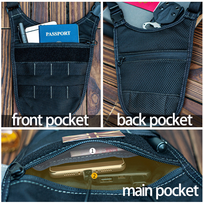Underarm Tactical Shoulder Bag - Edc Concealed Carry ulasan dan harga