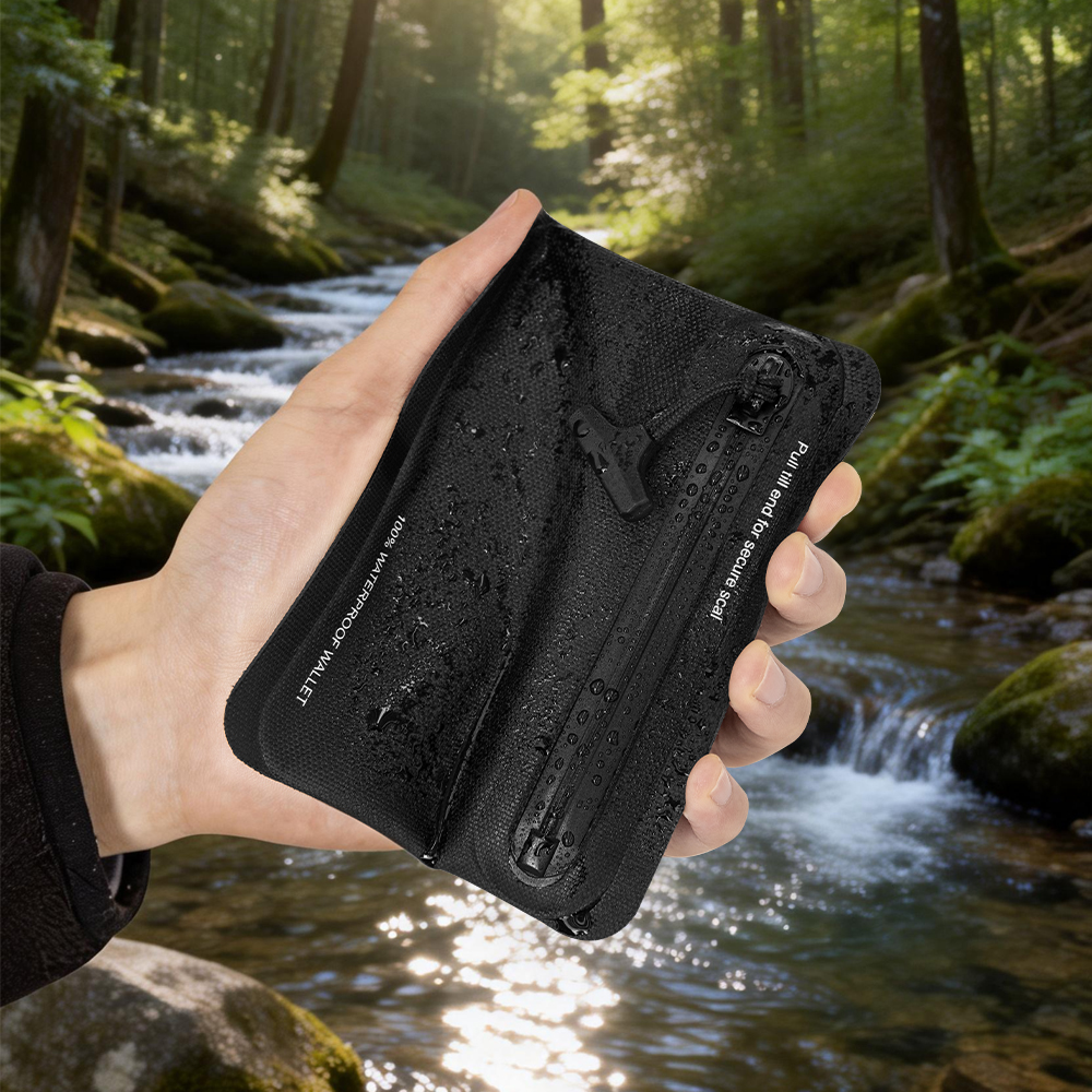 Waterproof Zipper Coin Purse O - Edc Carry Card ulasan dan harga