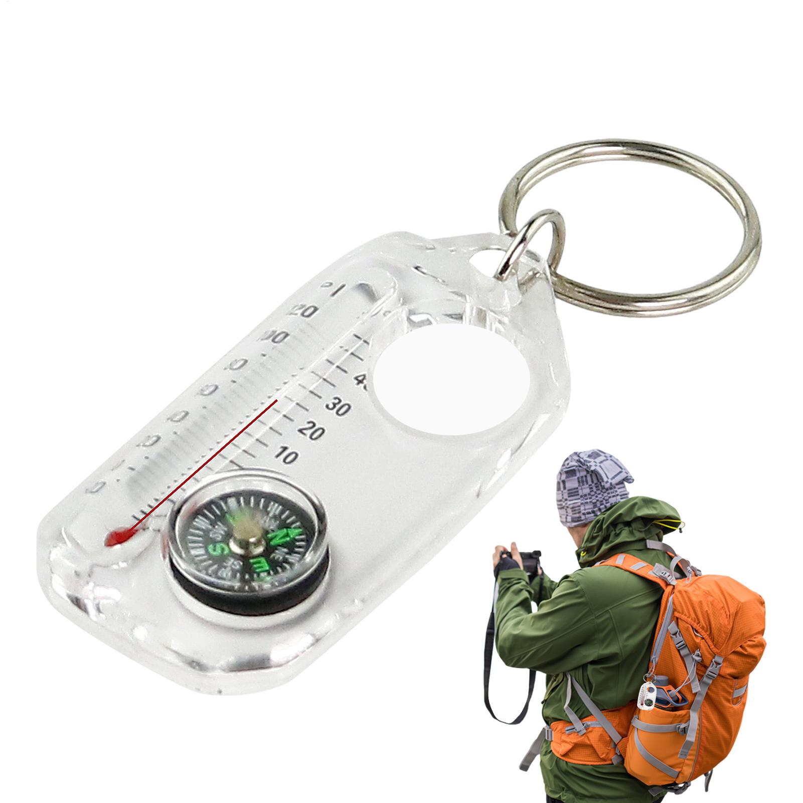 Pocket Survival Compass Multif - Compass Keychain Mini ulasan dan harga