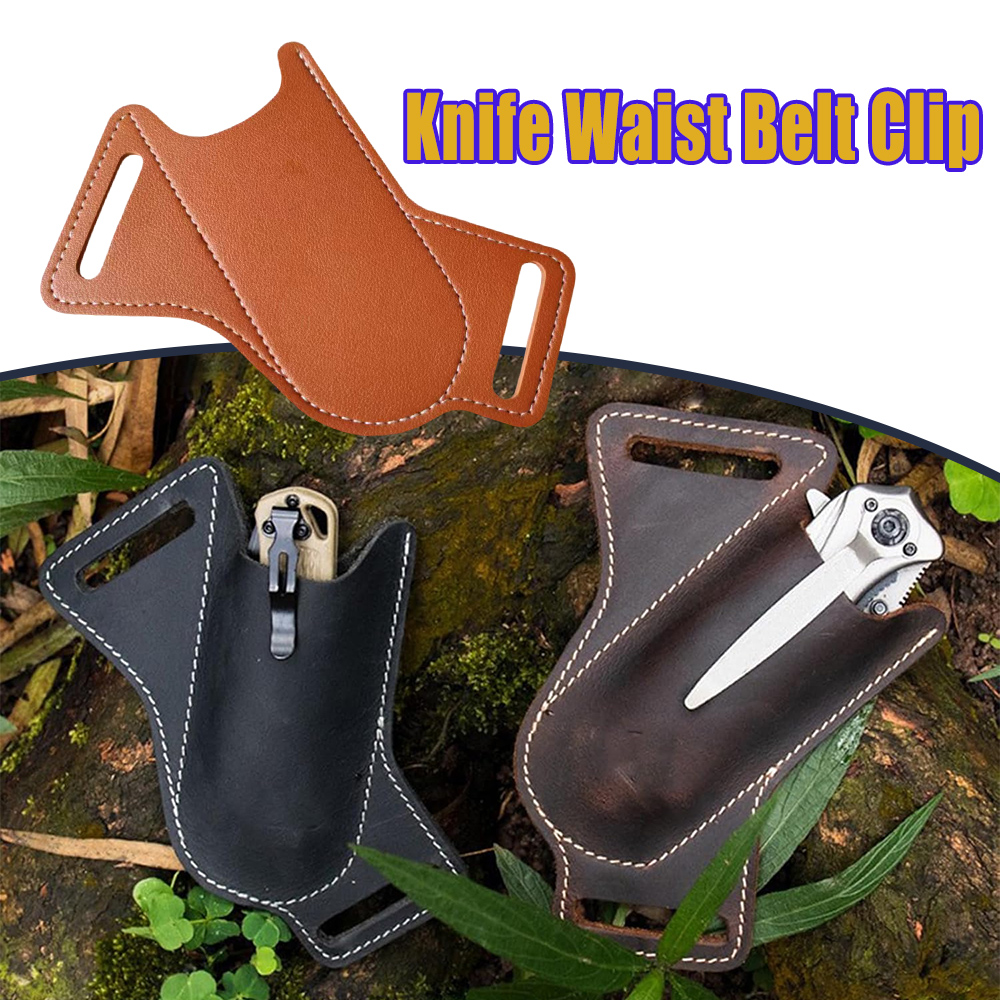 Outdoor EDC Tool Kit Molle Pou - Leather Edc. Carry Pouch ulasan dan harga