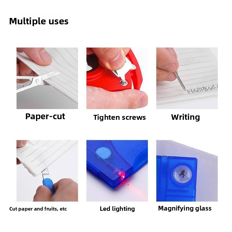 12 In 1 Pocket Credit Card Por - Multitool Credit Card ulasan dan harga
