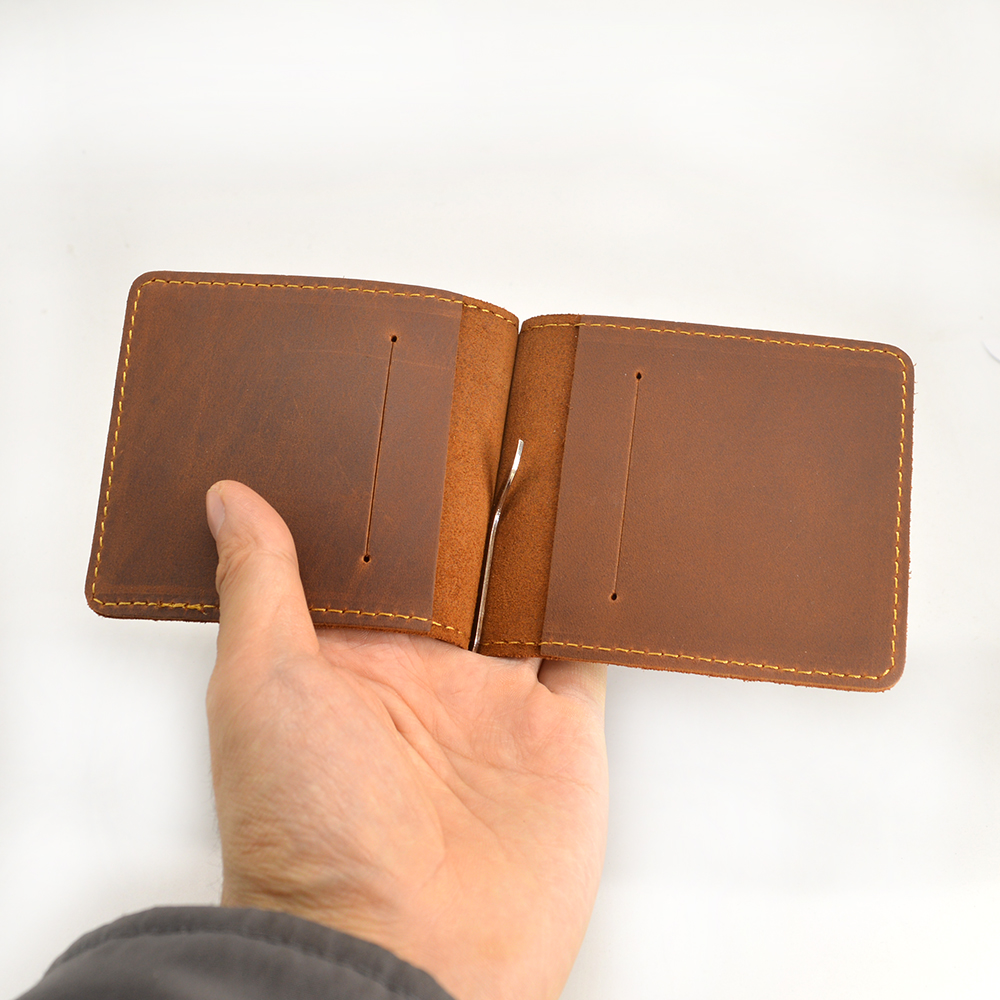 Handmade Genuine Leather Money - Money Clip Magnetic ulasan dan harga