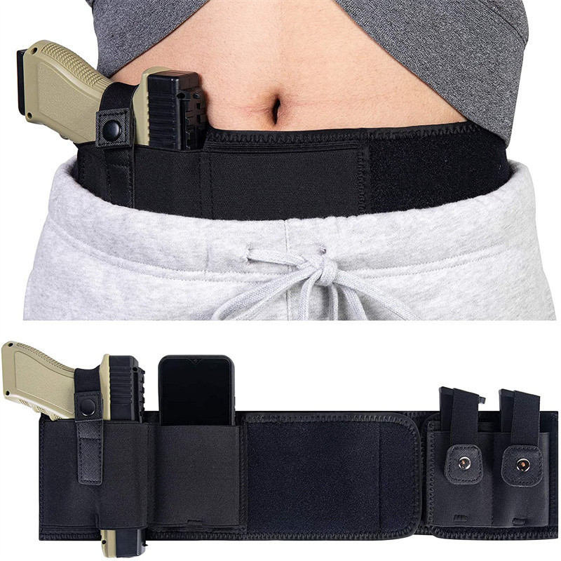 Belly Band Gun Holster Conceal - Edc Concealed Carry Holster ulasan dan harga