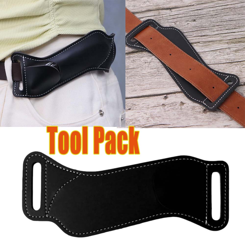 5 Inch Folding Knife Holster E - Leather Edc. Carry Pouch ulasan dan harga