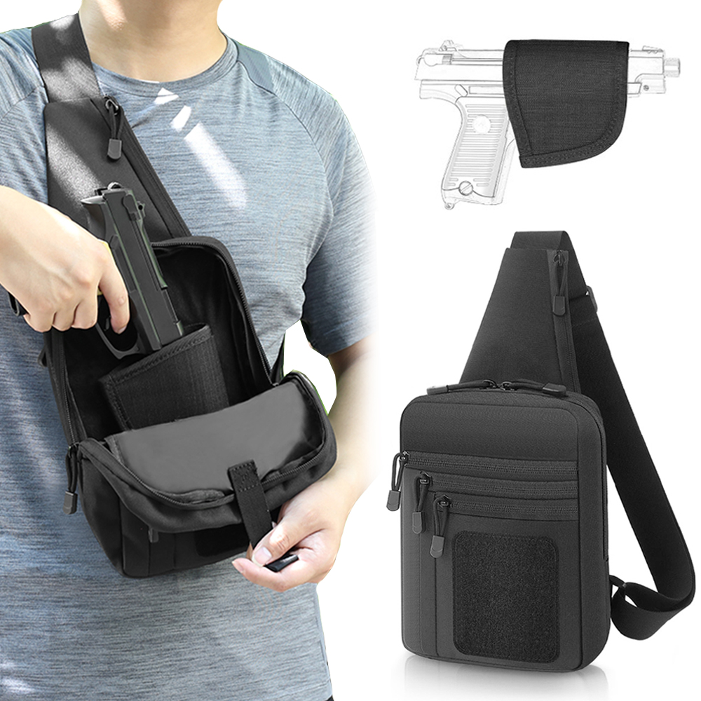 Tactical Pistol Gun Bag Concea - Edc Concealed Carry Holster ulasan dan harga