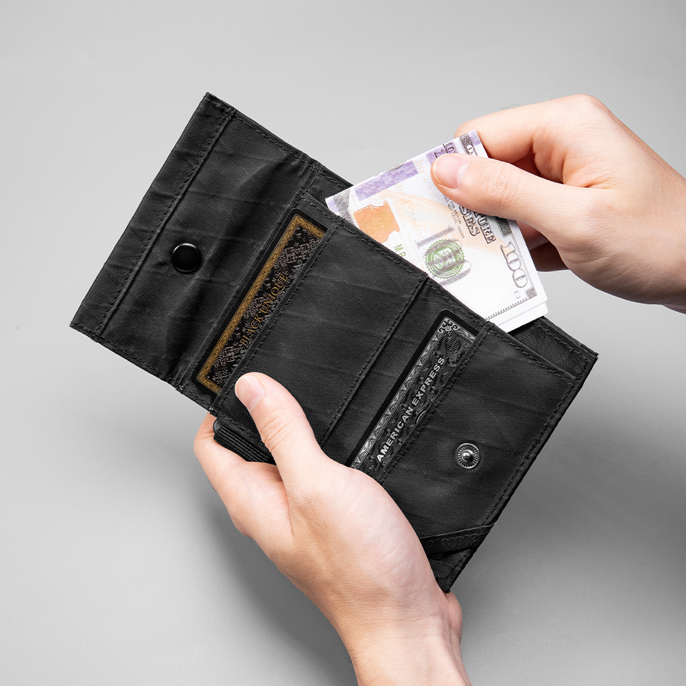 Trifold Wallet with Hook Keych - Edc Carry Card ulasan dan harga