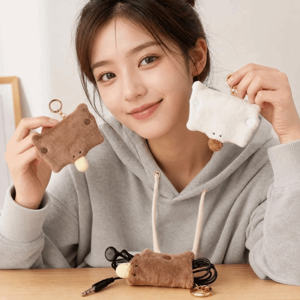 Plush Platypus Data Cable Orga - Cable Winder Keychain ulasan dan harga