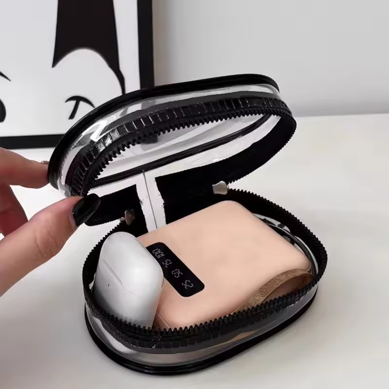 Portable Mini Clear Zipper Sto - Cable Winder Keychain ulasan dan harga