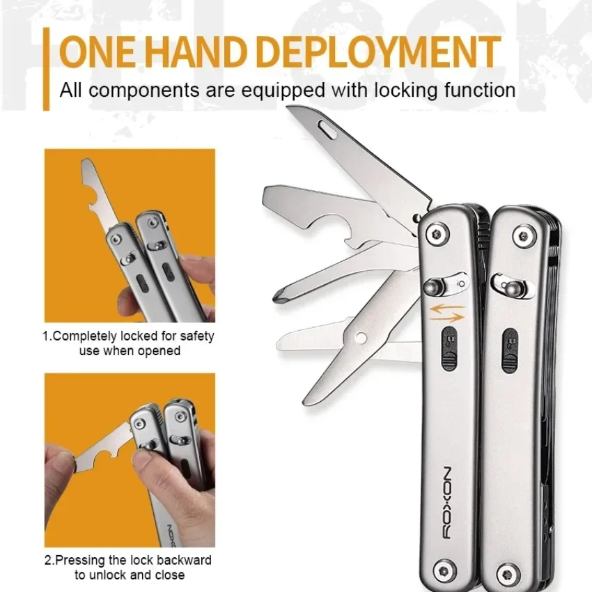 Roxon S804 Flex Multi Tool Ope - Edc Carry Pliers ulasan dan harga