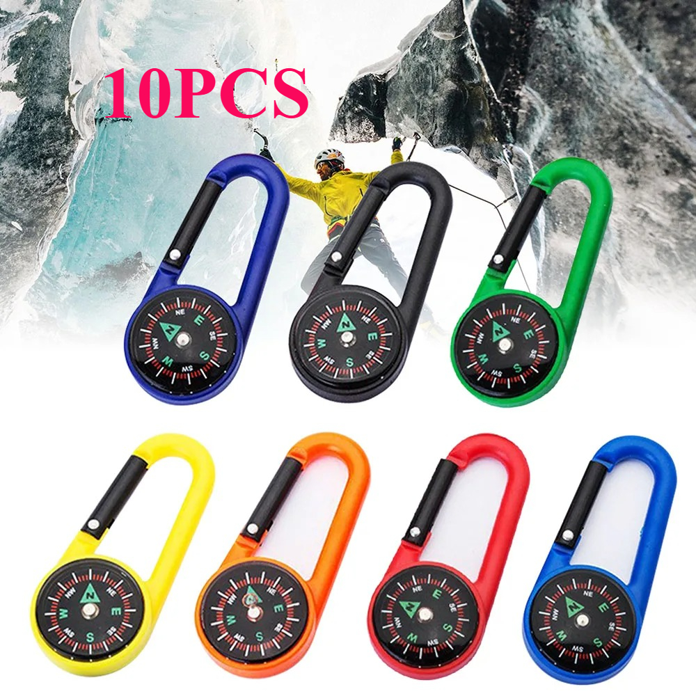 Outdoor Compass Carabiner Mini - Compass Keychain Mini ulasan dan harga