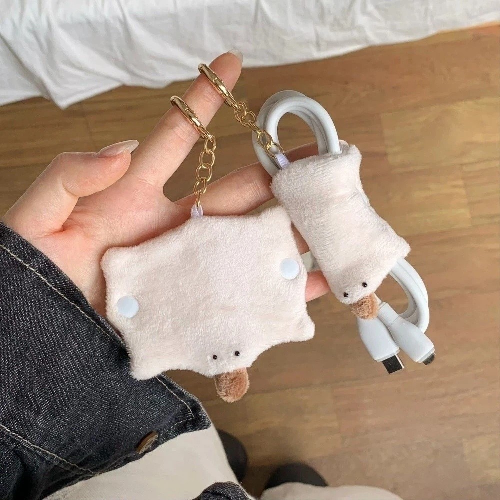 Plush Platypus Data Cable Orga - Cable Winder Keychain ulasan dan harga