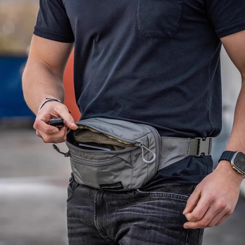 Mens Belt Bag with Adjustable  - Edc Carry Fanny Pack ulasan dan harga