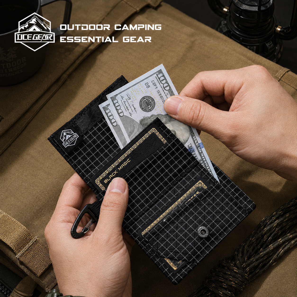 Lightweight Trifold Wallet wit - Edc Carry Card ulasan dan harga