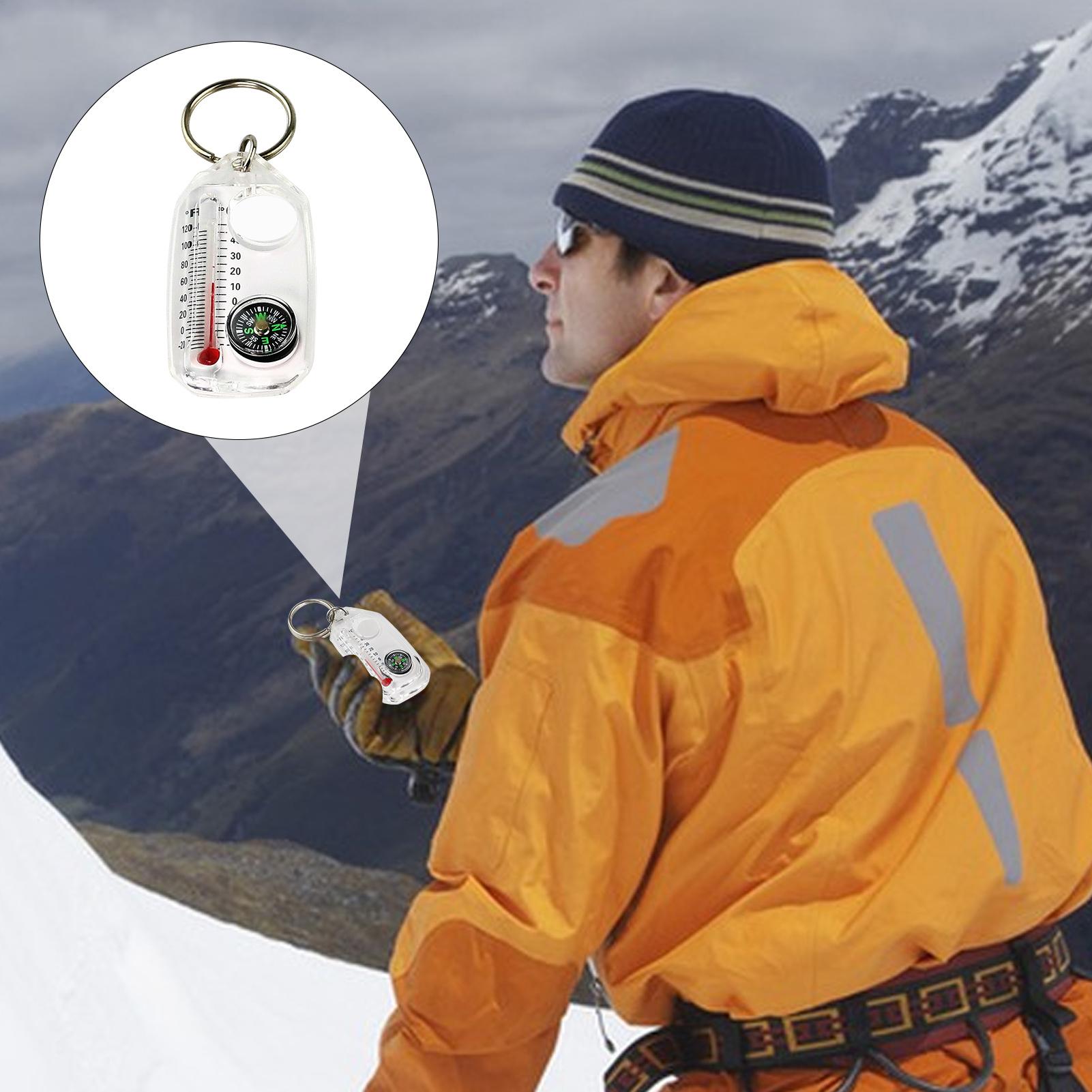 3in 1Pocket Survival Compass M - Compass Keychain Mini ulasan dan harga