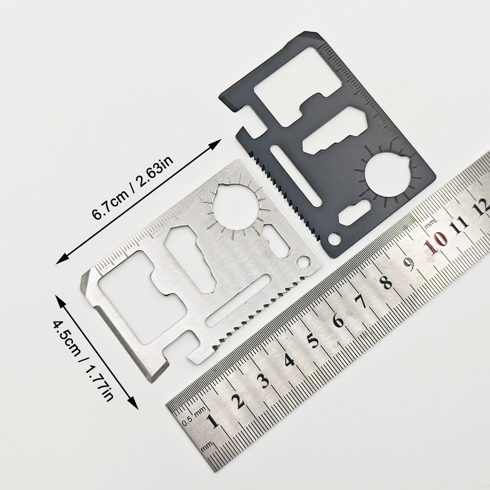 Stainless Steel EDC Pocket Too - Multitool Credit Card ulasan dan harga