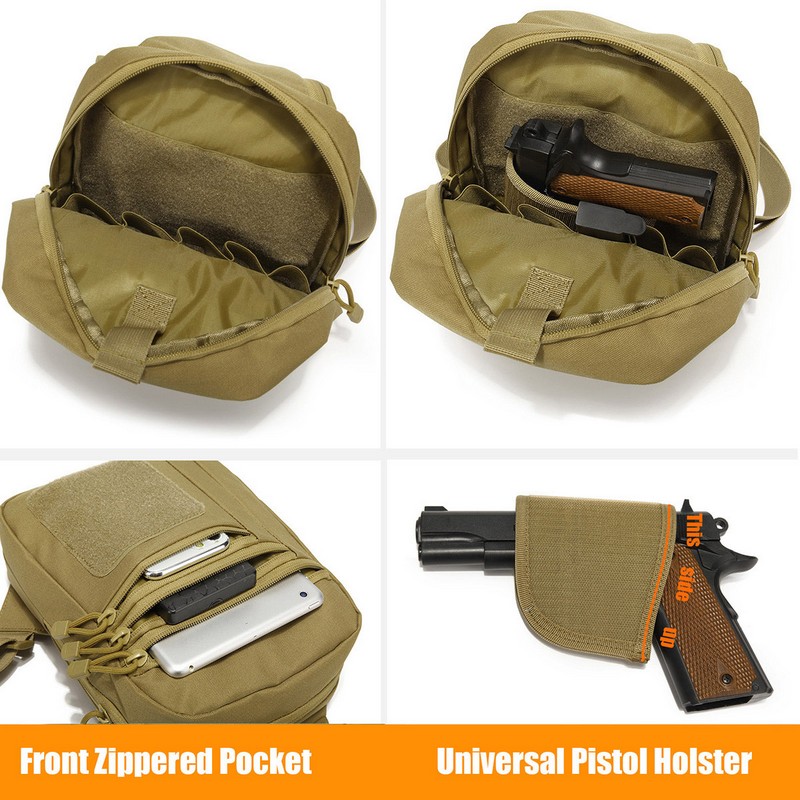 EDC 1000D Tactical Chest Bag P - Edc Concealed Carry Holster ulasan dan harga