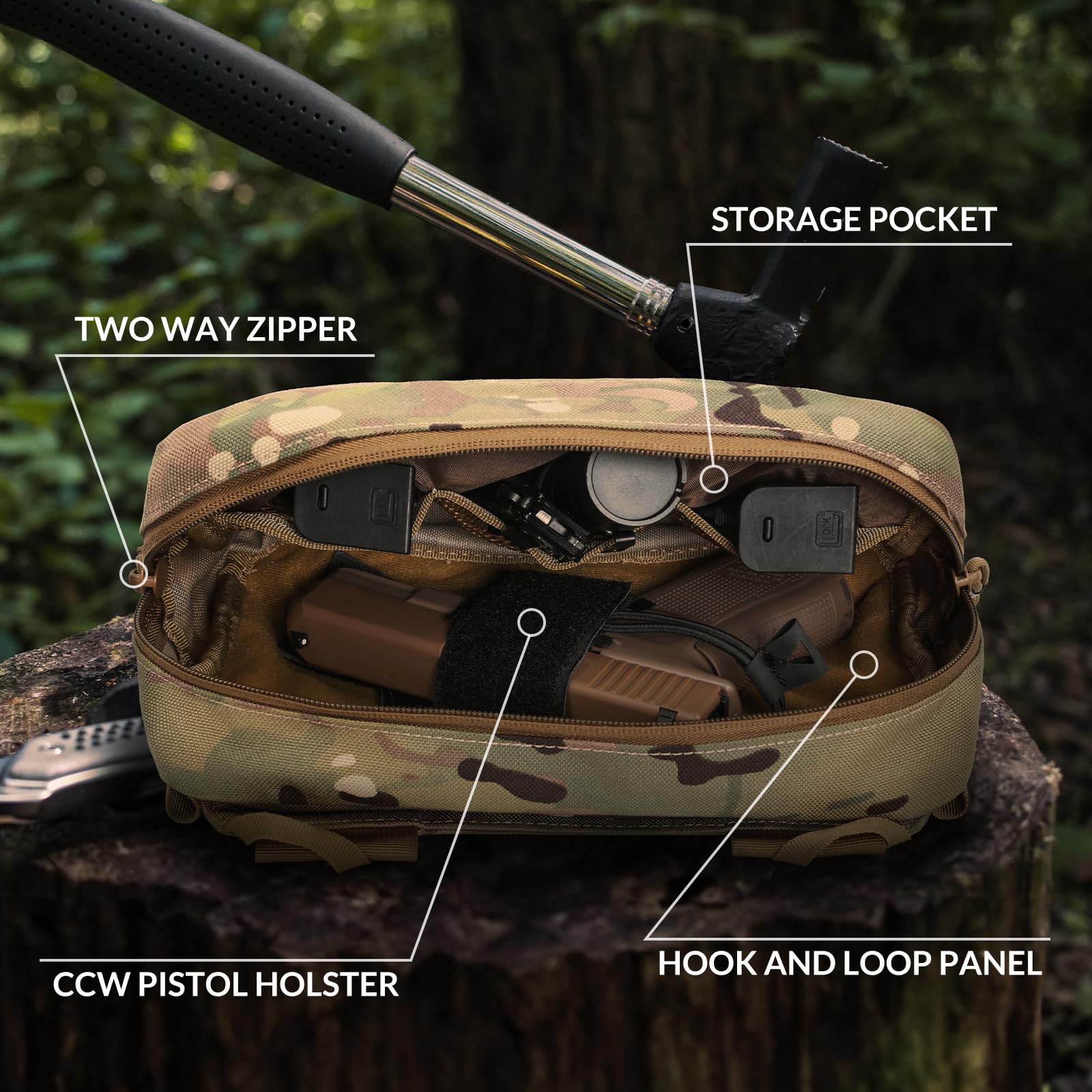 Tactical Fanny Pack, Concealed - Edc Carry Fanny Pack ulasan dan harga