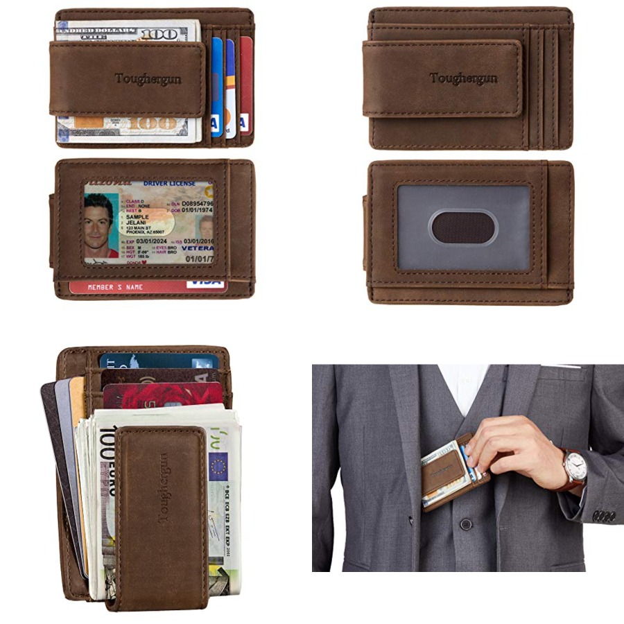 Toughergun Slim Wallet for Men - Money Clip Magnetic ulasan dan harga