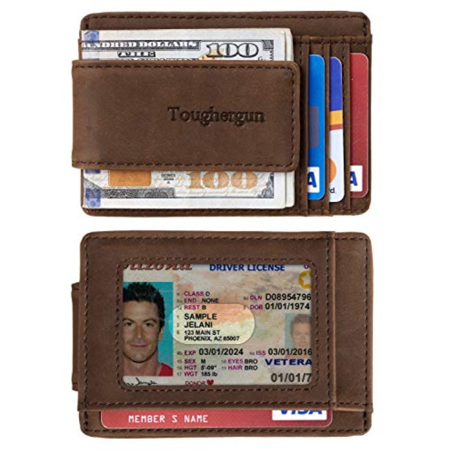 Toughergun Slim Wallet for Men - Money Clip Magnetic ulasan dan harga