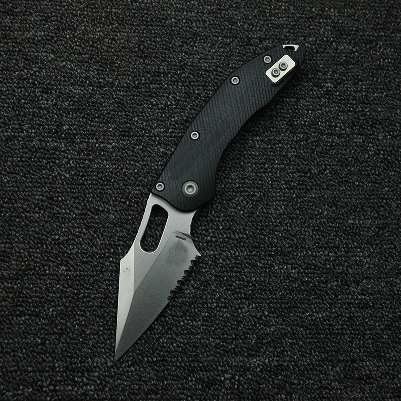 LEMIFSHE  Manual Stitch Textur - Edc Carry Pocket Knife ulasan dan harga