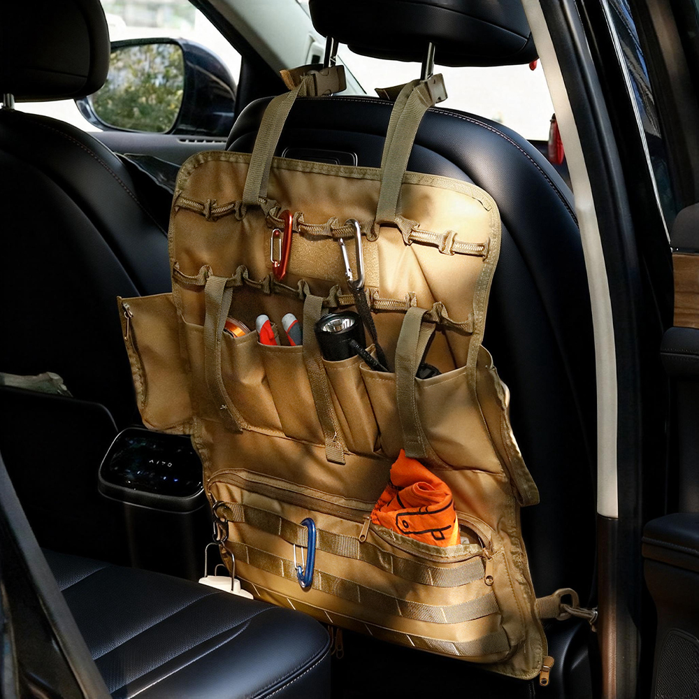 Tactical MOLLE Seat Back Organ - Edc Car Carry ulasan dan harga