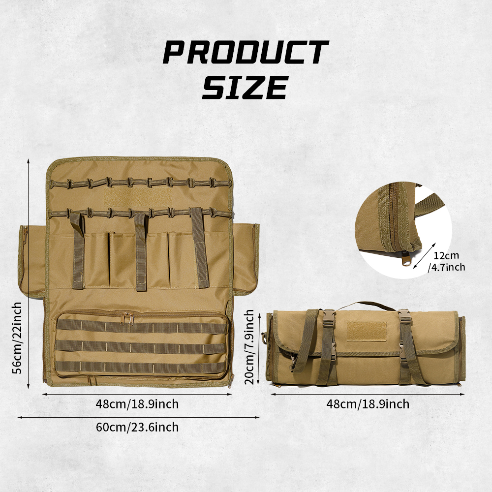 Tactical MOLLE Seat Back Organ - Edc Car Carry ulasan dan harga