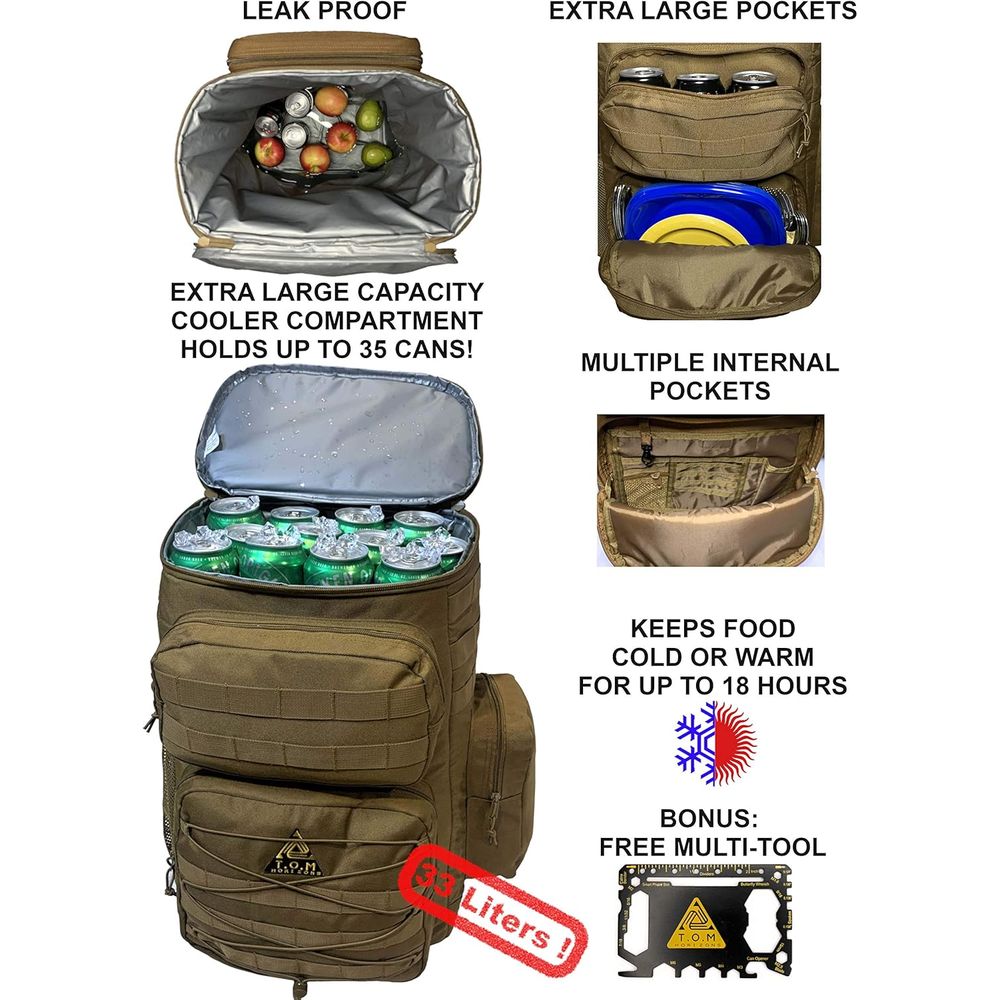 Rugged Insulated Tactical Back - Multitool Credit Card ulasan dan harga
