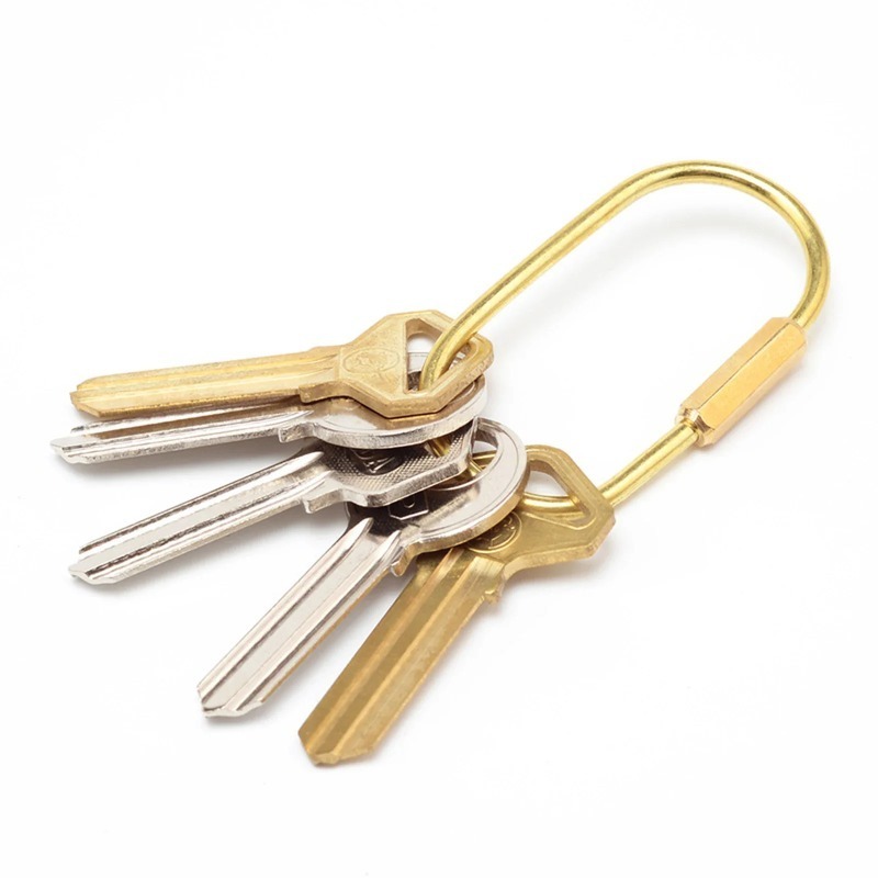 Solid Brass Screw Type D-Ring  - Edc Car Carry ulasan dan harga