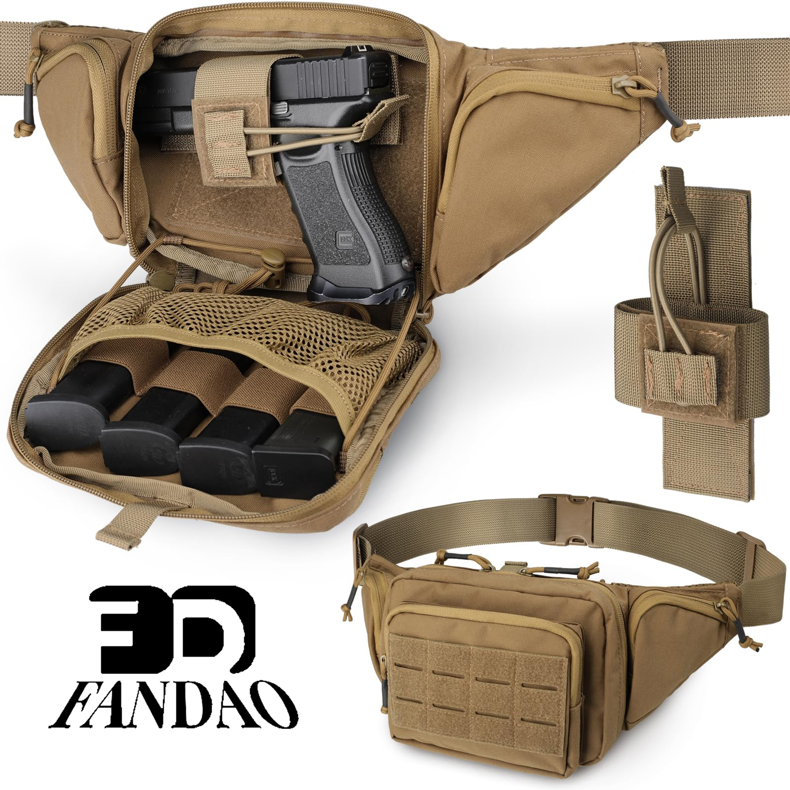 Tactical Concealed Carry Fanny - Edc Carry Fanny Pack ulasan dan harga